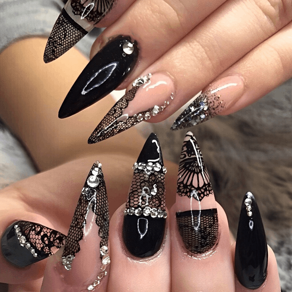 Black Nails Design with Diamonds: My Personal Journey to Bold, Chic Perfection